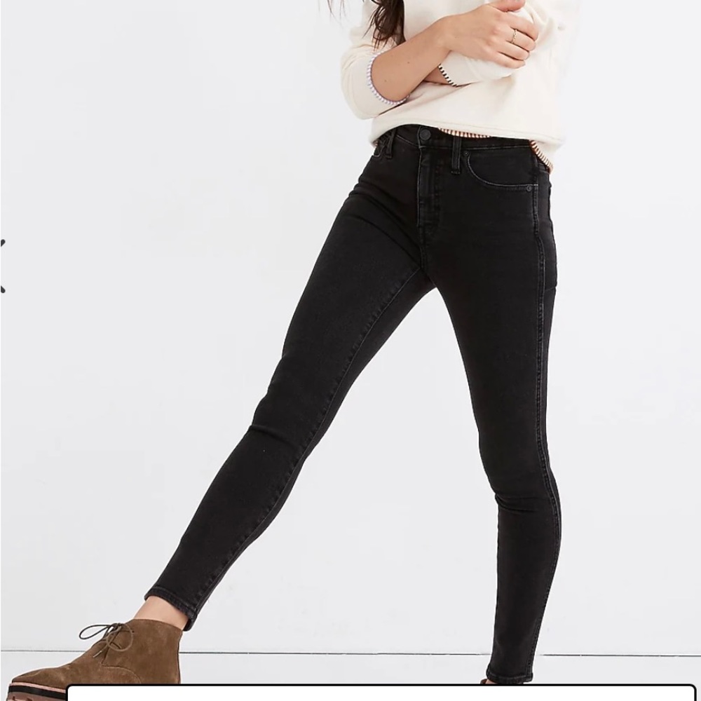 NWT Madewell 10 inch rise skinny Jean in Starkey wash size 25P